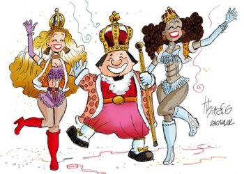 O Rei Momo, o carnaval e o futebol