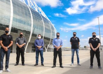 Conmebol realiza inspeção na Arena Castelão visando final da Copa Sul-Americana