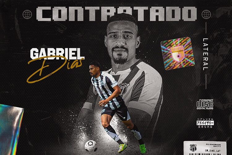 Ceará anuncia contratação de Gabriel Dias até o fim da temporada
