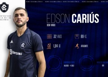 Remo oficializa contratação de Edson Cariús, emprestado pelo Fortaleza