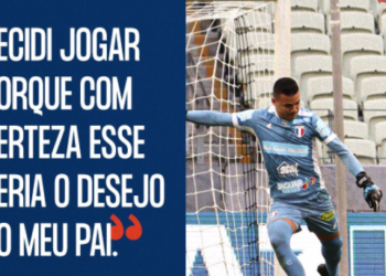 No dia do falecimento do pai, Felipe Alves é eleito o melhor em campo no Clássico-Rei