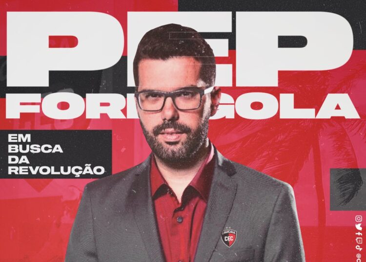 Comentarista Bruno Formiga vira técnico do Caucaia em live jogando “Brasfoot”