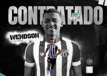 Ceará anuncia reforços; entre eles o atacante Wendson, ex-Ferroviário