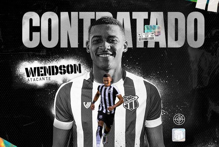 Ceará anuncia reforços; entre eles o atacante Wendson, ex-Ferroviário