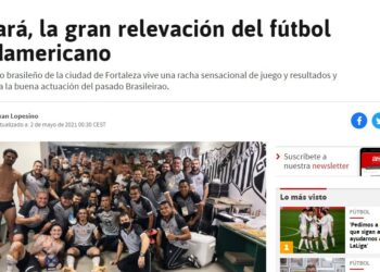 Ceará repercute na imprensa da Espanha como destaque do futebol sul-americano