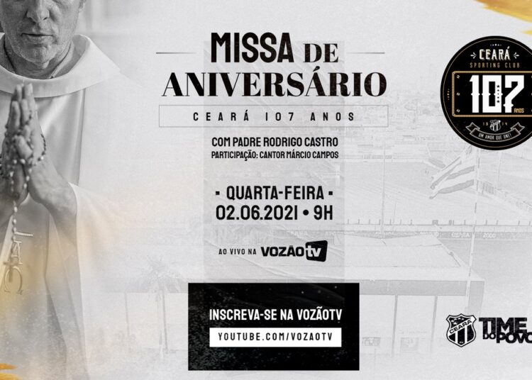 Ceará Sporting Club celebra 107 anos nesta quarta-feira (2); confira programação