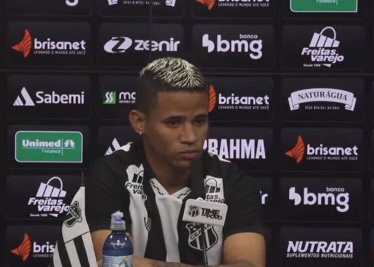 “O maior do Nordeste”, diz Erick, do Ceará, em apresentação oficial