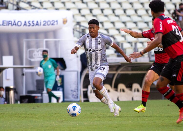 Ceará sai na frente, mas cede empate e fica no 1 a 1 com o Flamengo, na Arena Castelão
