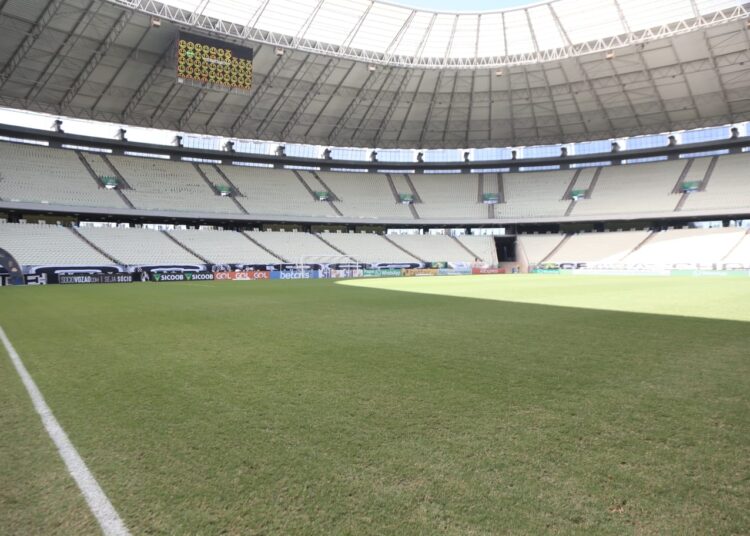 Arena Castelão volta a ter capacidade máxima após reposição de cadeiras