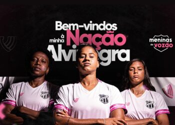 Ceará lança uniforme Nação Alvinegra para a equipe de futebol feminino