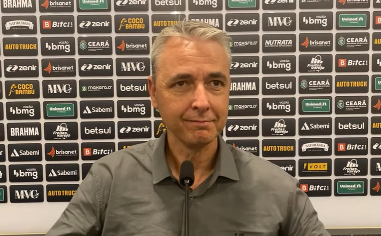 Tiago Nunes celebra vitória do Ceará, elogia torcida e comenta sobre batedores de pênalti