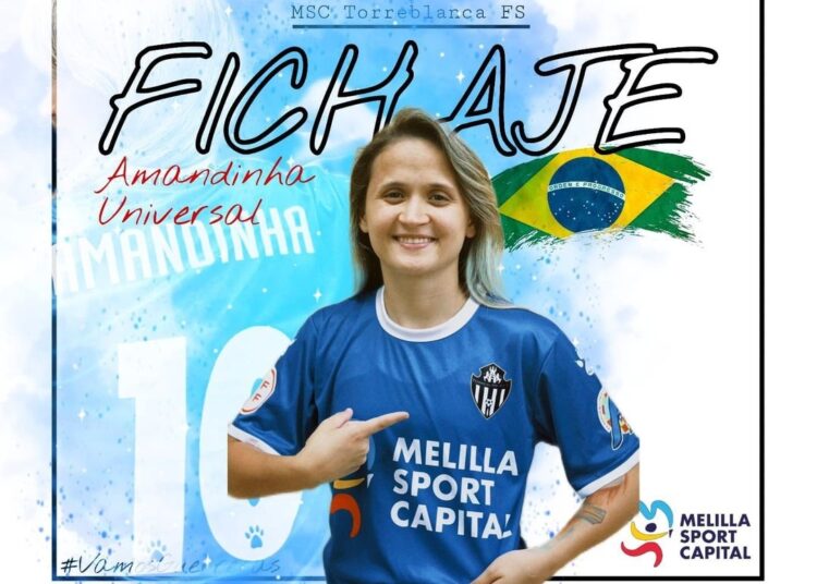 Após deixar Leoas da Serra-SC, cearense Amandinha anuncia acerto com o Torre Blanca, da Espanha