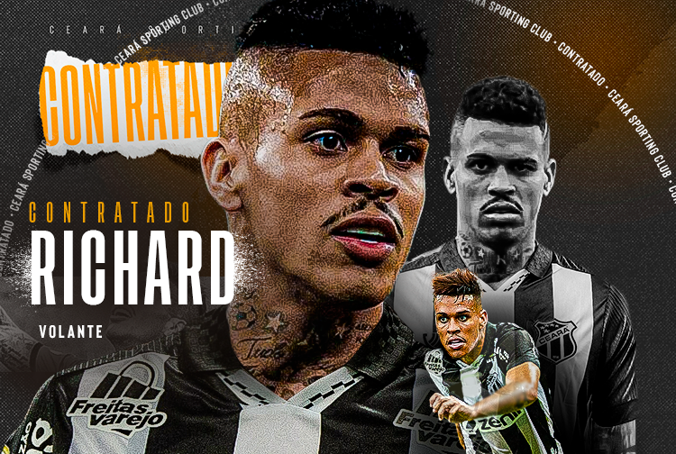 Ceará oficializa contratação de volante Richard; vínculo vai até 2024