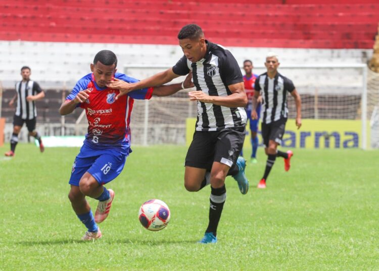 Ceará sai na frente mas cede empate no último minuto e fica no 1 a 1 com o Bragantino-PA pela Copinha