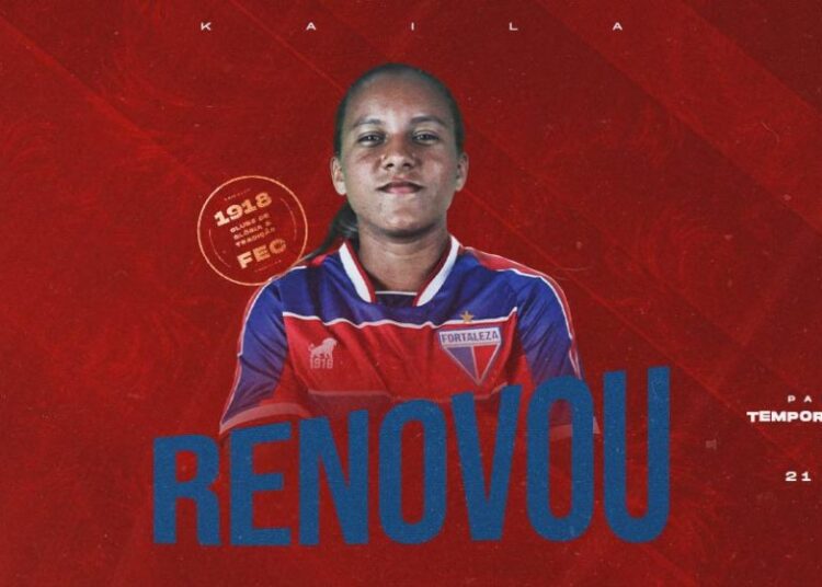 Futebol feminino: Fortaleza renova com lateral Kaila