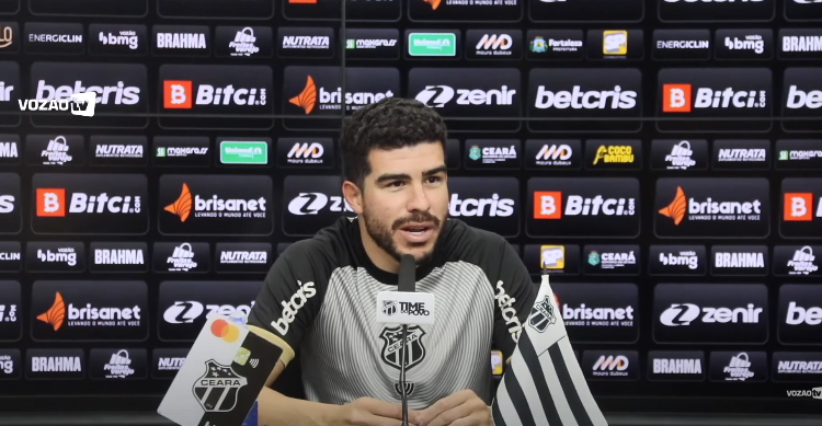 Volante do Ceará, Richardson descarta favoritismo contra o Fortaleza, mas ressalta força da torcida: “teremos os 30% mais barulhentos do Brasil”