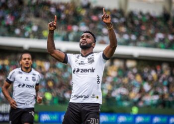 Mendoza marca novamente, mas Ceará fica no empate com o Goiás pelo Brasileirão